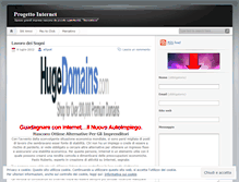 Tablet Screenshot of progettointernet.wordpress.com