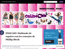 Tablet Screenshot of onlinechic.wordpress.com