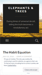 Mobile Screenshot of elephantsandtrees.wordpress.com