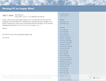 Tablet Screenshot of musingaditi.wordpress.com