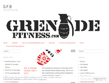 Tablet Screenshot of grenadefitness.wordpress.com