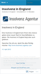 Mobile Screenshot of insolvenzinengland.wordpress.com