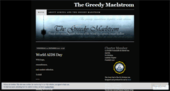 Desktop Screenshot of greedymaelstrom.wordpress.com