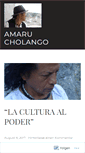 Mobile Screenshot of amarucholango.wordpress.com