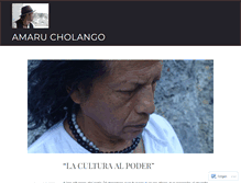 Tablet Screenshot of amarucholango.wordpress.com