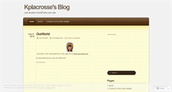 Desktop Screenshot of kplacrosse.wordpress.com