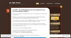 Desktop Screenshot of pctipstrucs.wordpress.com