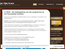Tablet Screenshot of pctipstrucs.wordpress.com