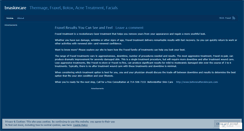 Desktop Screenshot of bnaskincare.wordpress.com