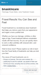 Mobile Screenshot of bnaskincare.wordpress.com