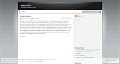 Desktop Screenshot of hairloss911.wordpress.com