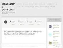 Tablet Screenshot of masgiant.wordpress.com