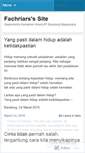 Mobile Screenshot of fachriars.wordpress.com