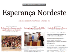 Tablet Screenshot of esperancanordeste.wordpress.com