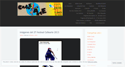 Desktop Screenshot of festivalcallearte.wordpress.com