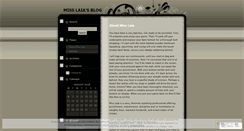 Desktop Screenshot of misslaia.wordpress.com