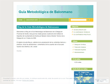 Tablet Screenshot of guiametodologicabm.wordpress.com
