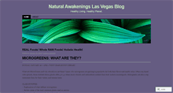 Desktop Screenshot of naturalvegas.wordpress.com