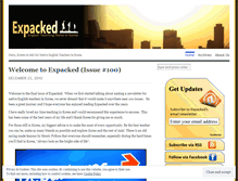Tablet Screenshot of expacked.wordpress.com