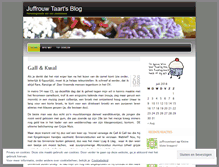 Tablet Screenshot of juffrouwtaartblog.wordpress.com