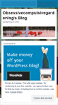 Mobile Screenshot of obsessivecompulsivegardening.wordpress.com