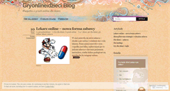 Desktop Screenshot of gryonlineidzieci.wordpress.com