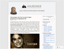 Tablet Screenshot of anubisweb.wordpress.com