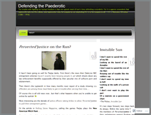 Tablet Screenshot of defendingthepaederotic.wordpress.com