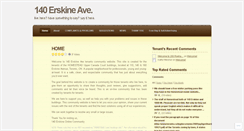 Desktop Screenshot of 140erskine.wordpress.com