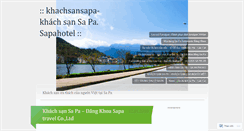 Desktop Screenshot of dangkhoasapalaocai.wordpress.com