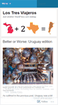 Mobile Screenshot of los3viajeros.wordpress.com