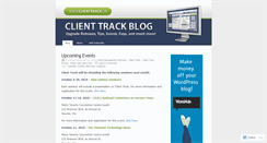 Desktop Screenshot of clienttrack.wordpress.com