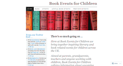 Desktop Screenshot of bookeventsforchildren.wordpress.com