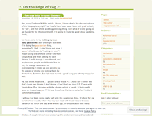 Tablet Screenshot of edgeofveg.wordpress.com