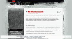 Desktop Screenshot of peopleofcolorunite.wordpress.com