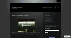 Desktop Screenshot of cocktailchronicles.wordpress.com