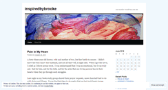 Desktop Screenshot of inspiredbybrooke.wordpress.com