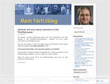 Tablet Screenshot of notizblog.wordpress.com