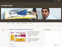 Tablet Screenshot of cartadvocate.wordpress.com