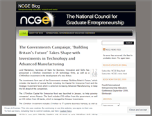 Tablet Screenshot of ncge.wordpress.com