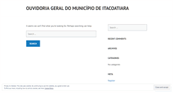 Desktop Screenshot of ouvidoriaitacoatiara.wordpress.com