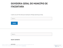 Tablet Screenshot of ouvidoriaitacoatiara.wordpress.com