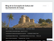 Tablet Screenshot of caspecultura.wordpress.com