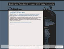 Tablet Screenshot of izzabelle.wordpress.com