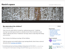 Tablet Screenshot of kevinfrei.wordpress.com
