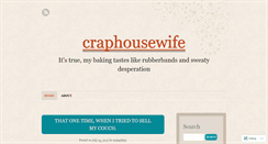 Desktop Screenshot of craphousewife.wordpress.com