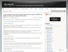 Tablet Screenshot of cibusmazzini.wordpress.com