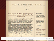 Tablet Screenshot of diaryofarealestatejunkie.wordpress.com