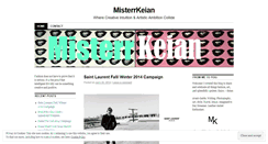 Desktop Screenshot of misterrkeian.wordpress.com