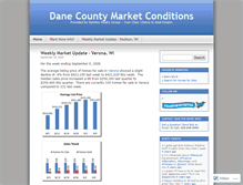 Tablet Screenshot of danecountymarketconditions.wordpress.com